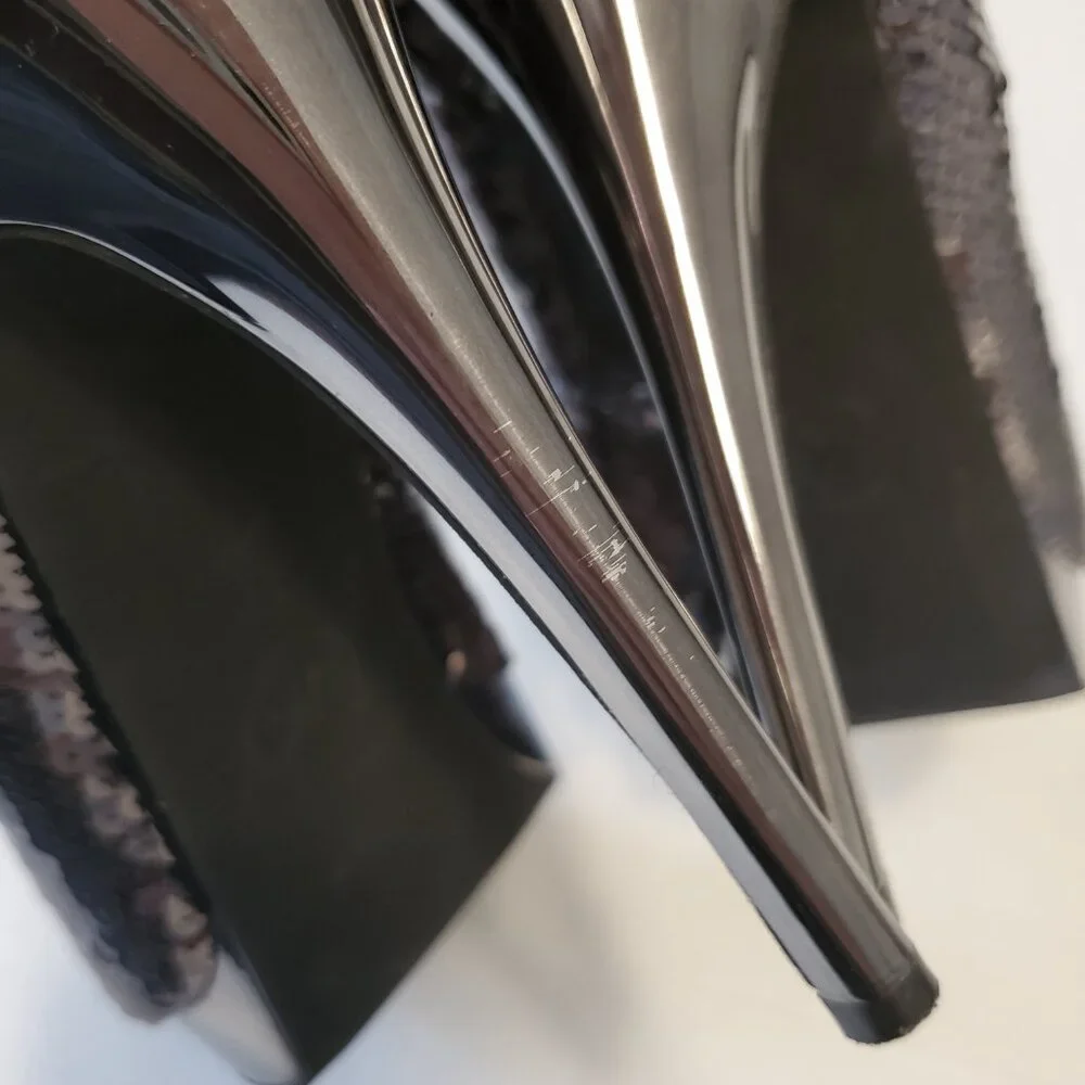 Michael Kors York Sequin Metallic Platform Pumps